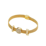 925 Silver Crown King Beads Fit Bracelet Gift Set for Women
