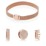 925 Silver Crown King Beads Fit Bracelet Gift Set for Women