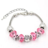 10Pcs Breast Cancer Awareness Jewelry Bracelets for Women