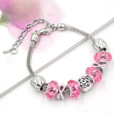 10Pcs Breast Cancer Awareness Jewelry Bracelets for Women