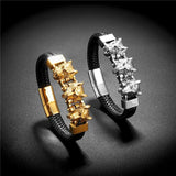 Punk Style Skull Head Bracelet for Men