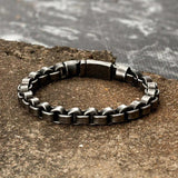 Stainless Steel Vintage Chain Men Bracelet Punk Hand Accessories