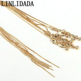 20PCS Slide Bead Chain Bracelet Adjustable Chain Findings For DIY Jewelry Making