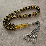 Islamic Rosary Bead Arabic Jewelry Prayer Beads 10MM with Metal Tassel Misbaha