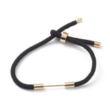 10Pcs Braided Nylon Cord Bracelet DIY Kit with Turnbuckle for Bangle Jewelry