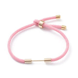 10Pcs Braided Nylon Cord Bracelet DIY Kit with Turnbuckle for Bangle Jewelry