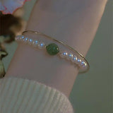 2022 Freshwater Pearl Matching Sapphire Bracelet