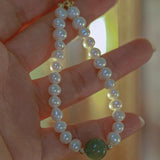 2022 Freshwater Pearl Matching Sapphire Bracelet