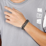 20mm Skull Cuban Chain Bracelet for Men