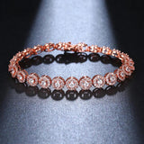 Cubic Zirconia Dazzling Bracelet Three Colors
