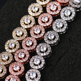 Cubic Zirconia Dazzling Bracelet Three Colors