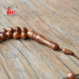 MSL-108 High Rosary Beads 99 Prayer Beads Palm Fruit Kuka Tasbih Charm Bracelet