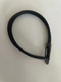 Genuine Leather Lobster Clasp Double Wrap Rope Bracelet
