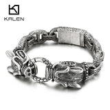 Wild Boar Men's Bracelet Stainless Steel Jewelry