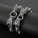 Wild Boar Men's Bracelet Stainless Steel Jewelry