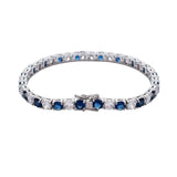 Men's Hip Hop Micro Pave Zircon Bracelet Ice Out Tennis Chain Charm Jewelry