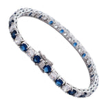 Men's Hip Hop Micro Pave Zircon Bracelet Ice Out Tennis Chain Charm Jewelry