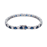 Men's Hip Hop Micro Pave Zircon Bracelet Ice Out Tennis Chain Charm Jewelry