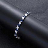 Men's Hip Hop Micro Pave Zircon Bracelet Ice Out Tennis Chain Charm Jewelry