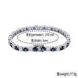 Men's Hip Hop Micro Pave Zircon Bracelet Ice Out Tennis Chain Charm Jewelry