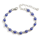 Colorful Evil Eye Charm Bracelet Lucky Amulet Jewelry for Women