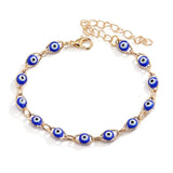 Colorful Evil Eye Charm Bracelet Lucky Amulet Jewelry for Women
