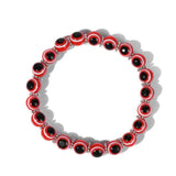 Colorful Evil Eye 8mm Beads Bracelet Men Women Yoga Reiki Jewelry