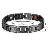 Men Charm Titanium Bracelet Health Care Magnetic 8.5''