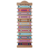 12Pcs Colorful Braided Friendship Bracelets, Adjustable Weave Rope Chain