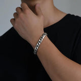 HX Punk Bracelet Cuban Chain Couples Bracelets Set Pack Women