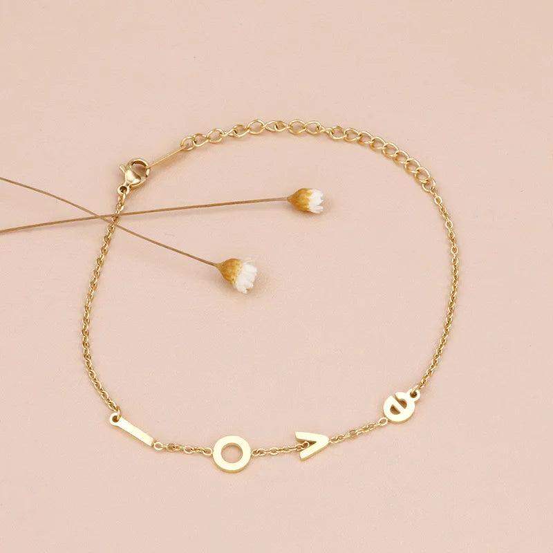 Stainless Steel Bead Bracelet Women's Jewelry Gift