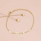 Stainless Steel Bead Bracelet Women's Jewelry Gift