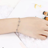 Stainless Steel Bead Bracelet Women's Jewelry Gift