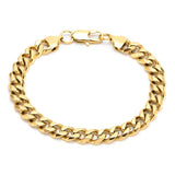 9mm Wide Six Sided Grinding Bracelet Stainless Steel Bracelet