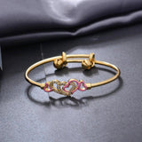 4pcs Heart 24k Dubai Bangles Bracelet For Baby Eritrea