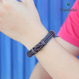 12-60 Pcs Leather Bracelets for Men & Women in 3 Colors Christmas Gift