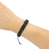 12-60 Pcs Leather Bracelets for Men & Women in 3 Colors Christmas Gift