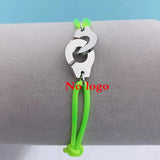 Stainless Steel Handcuff Bracelet Lace Up Chain Bracelet Menottes Bijoux Corde