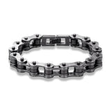 Vintage Bicycle Chain Men Wide Bracelet Stainless Steel