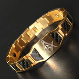 Men Steel Magnetic Therapy Healing Bracelet Bio Magnet Health Care Bangle