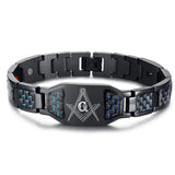 Men Steel Magnetic Therapy Healing Bracelet Bio Magnet Health Care Bangle