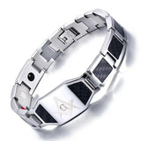 Men Steel Magnetic Therapy Healing Bracelet Bio Magnet Health Care Bangle
