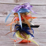 5 PCS Set Bowknot Glitter Bangles All Weather Stack Silicone Jelly Bangles