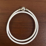Black Red Leather Chain Charm Bracelet for Women Lover Jewelry Gift