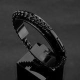 6MM Stainless Steel Link Chain Bracelet for Men Punk Rock Biker Jewelry