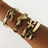Egyptian Evil Eye Bracelet Bangle Men Women Gothic Jewelry Gift