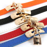 Sliver High Orange Letter Ferroalloy Neutral Bracelet