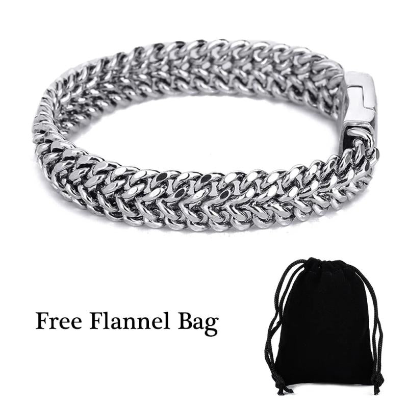 Silver Buddha Bracelet 11.5mm DIY Bangle Charms Men Women