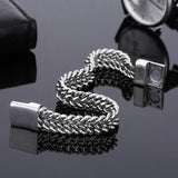 Silver Buddha Bracelet 11.5mm DIY Bangle Charms Men Women