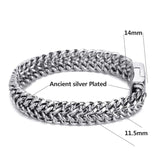 Silver Buddha Bracelet 11.5mm DIY Bangle Charms Men Women